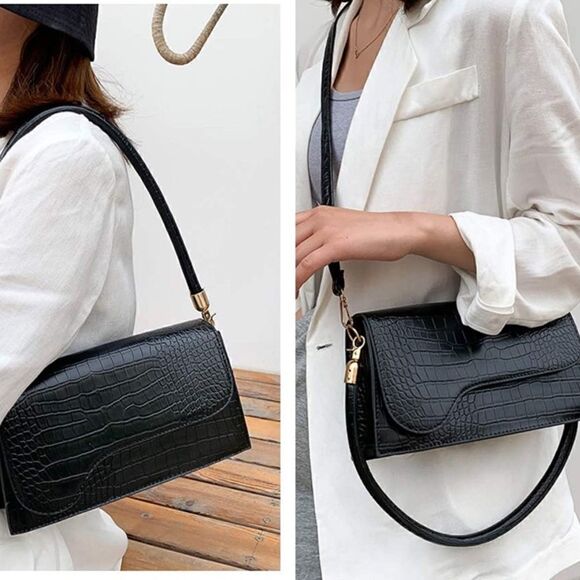 Black Shoulder Bag   - Picture 4 of 5